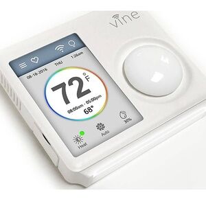Vine Smart Wi-Fi Programmable Thermostat with Nightlight – Model TJ-610C-W